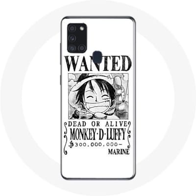 Coque - Maniacase - Galaxy A21S - One Piece Manga - Souple - Blanche blanc