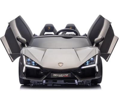 Lamborghini Revuelto 24V 2 Persoons Kinderauto Grijs