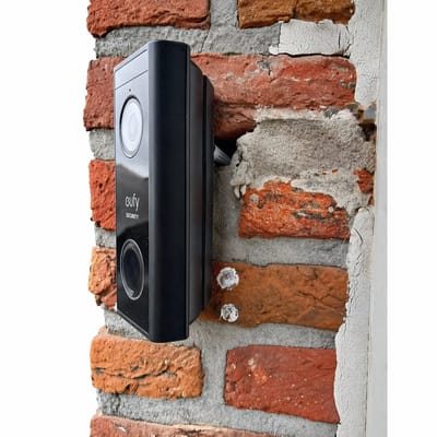 Hoekbeugel 35-55° Geschikt Voor Eufy 2K Deurbel – Verstelbare Hoekbeugel voor Eufy Video Doorbell (Battery Powered) – Montage Wedge voor Betere Kijkhoek – Incl. Bevestiging – Geschikt voor HomeBase 2 – Zicht Optimalisatie & Veiligheid Upgrade