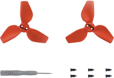 50CAL Propellers – Lichtgewicht rode propellers voor DJI Neo FPV Drone