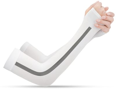 Dailygoods- Armmouwen met 90% UVA/UVB-blokkering - Compressie Mouwen - Arm Mouwen - Absorberende Armmanchetten - Eenheidsmaat - Voor Heren/Dames - Compressiemouwen