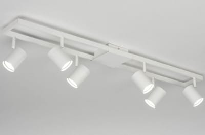 Lumidora Opbouwspot 73332 - MASON - 6 Lichts - GU10 - Wit - Metaal