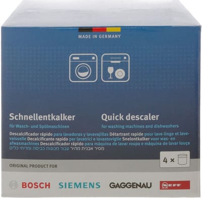 Bosch / Siemens Wasmachine Vaatwasser ontkalker - 4 stuks 250 gram