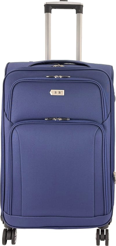SB Travelbags Zachte bagage koffer – 74 cm – Expandable – Blauw