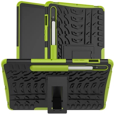 Coque blindée avec support pour Samsung Galaxy Tab A11 A9 Plus 11 pouces A8 10.5 X200 X205 A7 Lite T220 S6 Lite 10.4 Housse de tablette Funda A8 10.5 SM-X200 X205 vert