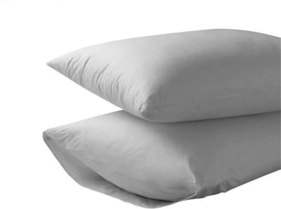 Homéé Kussenslopen 100% Katoen 60x70/17cm set van 4 stuks grijs