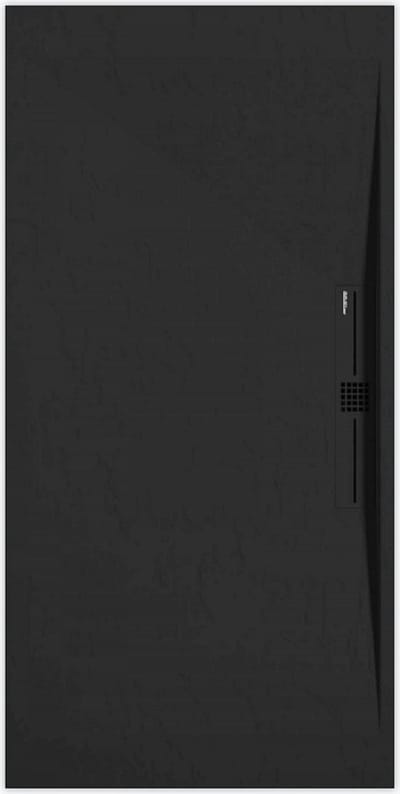 Sanifun douchebak Stone Side Black Slate 1600 x 900 P