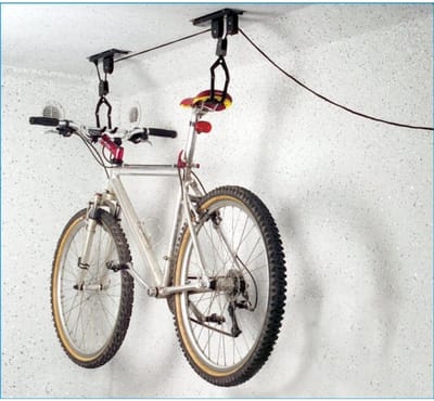 Filmer fiets ophangsysteem - om je fiets op te hangen - voor in de garage - mountainbike - compact