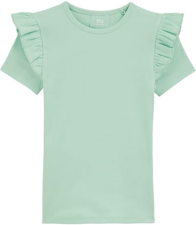 WE Fashion Meisjes T-shirt met ruches
