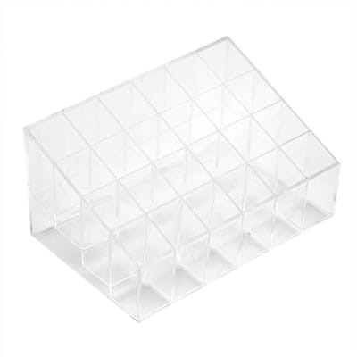 Dailygoods- Sieradenbox Transparant - Organizer - Make-up Opbergdoos - Plastic - 14.8 x 9.5 x 7.5 cm - Lichtgewicht