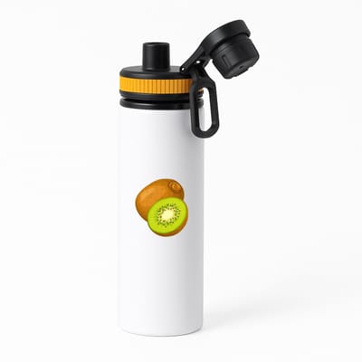 Hacebo® - Kiwi waterfles met draaidop oranje - Fruitschaal - Fruit liefhebbers - Vrucht - gezond eten - fruit - water fles - 850ML