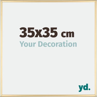 Your Decoration - Fotolijst 35x35 cm - Aluminium - Goud - Kent
