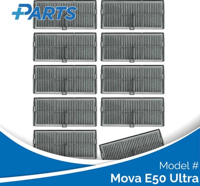 Mova E50 Ultra Filters (10 Stuks, Plus.Parts® alternatief voor RHF14)