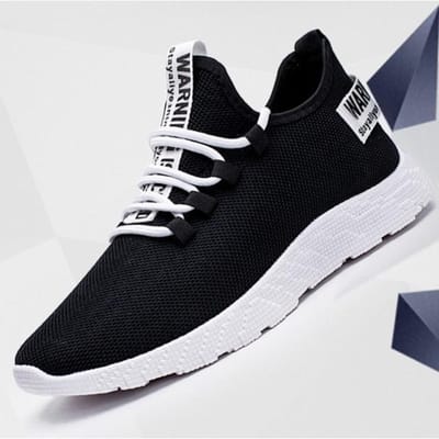 Heren Sneakers Nieuwe Ademende Veterschoenen Heren Mesh Schoenen Mode Casual Antislip Heren Gevulkaniseerde Schoenen Tenis Masculino 9 zwart