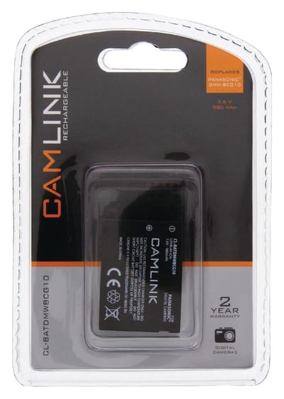 CamLink CL-BATDMWBCG10 Lithium-Ion 980mAh 3.6V oplaadbare batterij/accu