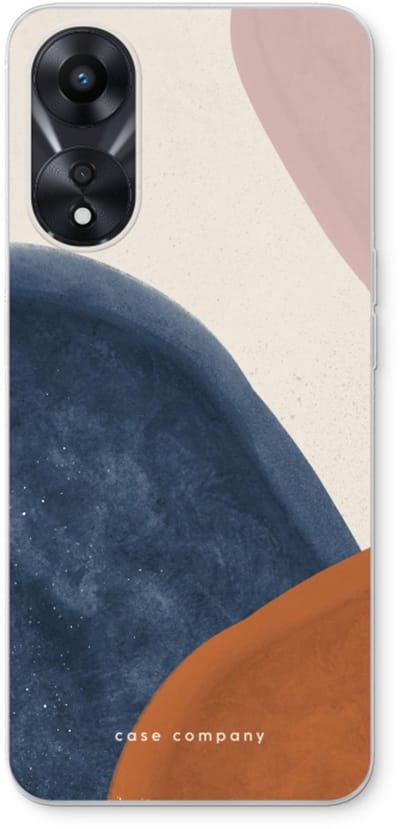 Case Company® - Hoesje geschikt voor Oppo A78 5G hoesje - Geo #1 - Soft Cover Telefoonhoesje - Bescherming aan alle Kanten en Schermrand