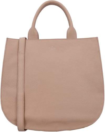Charm London Washington Shopper - Handtas - Schoudertas - Crossbody - Leer - Leren Dames Tas - Oudroze