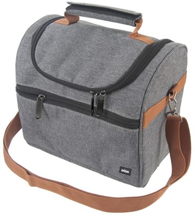 Koeltas Grijs 5,5 l - Lunchtas - Koeltasje - Geïsoleerde - Koelbox