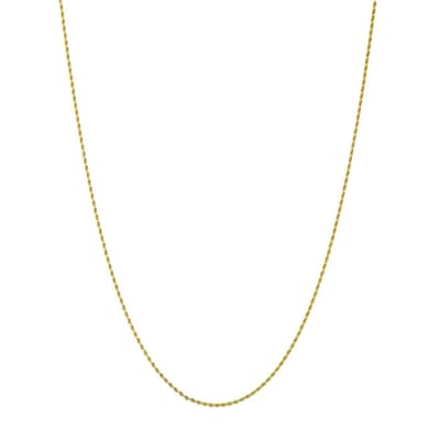 Bijoutheek Collier Basis Lang Gedraaid 90cm 2mm Goud