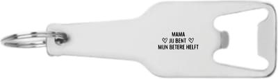 Akyol - mama jij bent mijn betere helft flesopener - Mama - een moeder die de betere helft is - moederdag cadeautjes - moederdag - cadeau - verjaardagscadeau - verjaardag - kado - geschenk - gift - moeder artikelen - 105 x 25mm