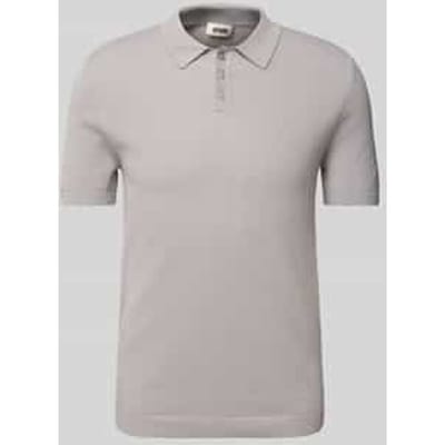 Slim fit poloshirt met structuurmotief, model 'TRITON'