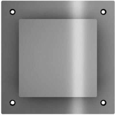 Hotbath &More VGVS015 ventilatierooster vierkant met schroeven geborsteld gunmetal PVD