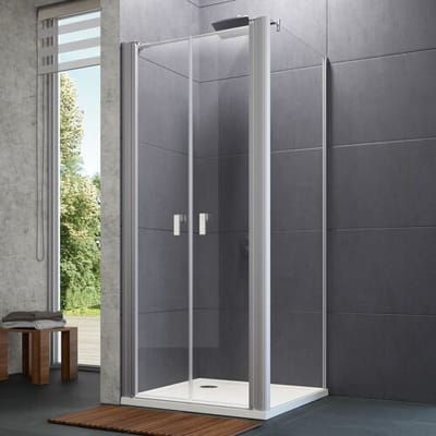 HÜPPE Design pure 4-corner swing door for side wall 80 x 200 cm 8P1404092321