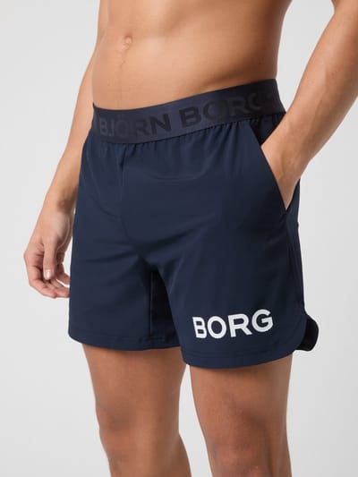 Björn Borg 6'' Korte Sportbroek Heren Korte broek mannen - Donkerblauw - Gerecycled Polyester - Maat XXL