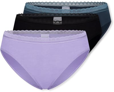 Rio-slips, set van 3, kant, meerkleurig - Modern multipacks 36