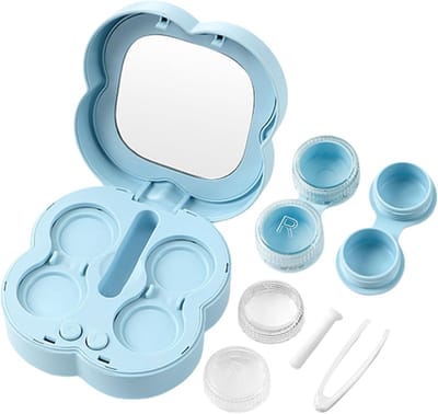 Ultrasoon reiniger - Ultrasoon reiniger voor brillen - Reinigingsmachine - Ultrasone reiniger voor conta CT - Dagelijkse verzorging - Waterdichte dompeldoos - Geschikt voor mannen en vrouwen die reizen - woon-werkverkeer - zakendoen en uitgaan
