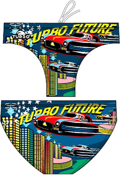 Turbo Future Waterpolo Zwemslip Veelkleurig 2XL Man