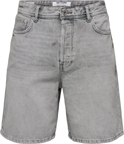 ONLY & SONS Denim shorts ONSFADE Mid waist Loose fit Shorts