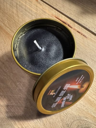 Massage kaars, Zwart, love gel, erotisch, sex, Toys4enjoy, Sensual Hot Wax