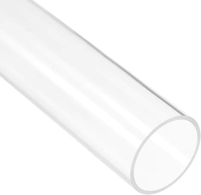 JGS Premium - Acryl Pijp Clear Stijf | Ronde Buis 9mm ID 15mm OD 305mm | Voor Lampen, Lantaarns en Waterkoeling