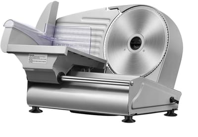 Rolu Snijmachine – Vleessnijmachine – Ø19 Centimeter – Allessnijder – RVS Blad – Elektrisch – 180W – 120RPM