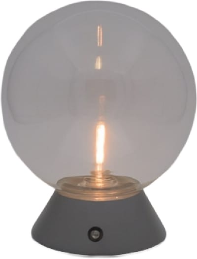 Luxus Europe - Tafellamp Touch Nora Zilver - Draadloze LED Tafellamp Binnen - USB-C Oplaadbaar - Touchbediening - Dimbaar - 3 Lichtkleuren