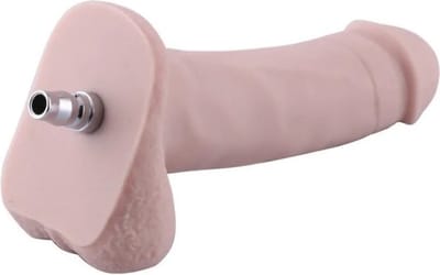 Hismith Siliconen Dildo met QAC 18 cm lang diameter 5 cm Blank