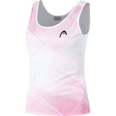 HEAD Spirit II Tanktop Dames-Wit,Pink