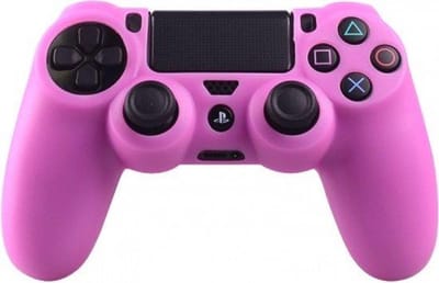 KELERINO. Beschermingshoesje geschikt voor Playstation 4 Controller Siliconen - Roze