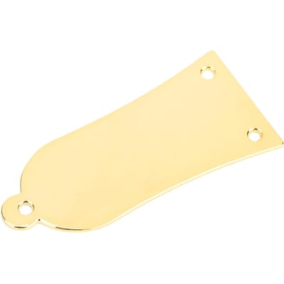 3-gaats Metalen Truss Rod Cover met Schroeven Gitaar Bas Vervanging(Goud)