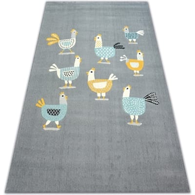 Kleden Rugsx Tapijt PASTEL 18413/072 - kip Kippen Haan 120x170 cm