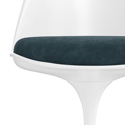 Knoll International - Saarinen Tulip Stoel - Eva 172 - acier - wit - blauw