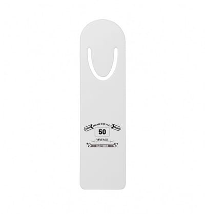 Hacebo® - Oldtimer 50 jaar metalen boekenlegger - Verjaardag cadeau - Papa - Collega - Grappige tekst Bladwijzer boekenleggers - 12.7 cm x 3.2cm
