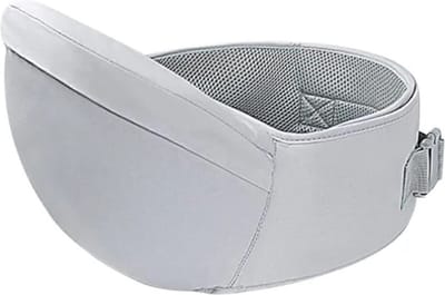 Heupdrager voor Baby – Grijs – Heupsteun voor Baby en Peuter – Draagtas tegen Rugklachten – Kind Hip Seat Carrier