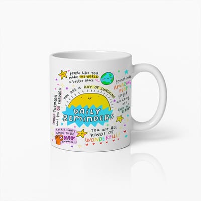 Dagelijkse Herinneringen Mok – Motiverende Koffiebeker met Positieve Quotes – Opbeurend Cadeau voor Vrienden, Familie & Collega’s
