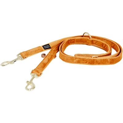 Kentucky Dogwear - Hondenlijn - Maat S - Velvet - Oranje - Lengte 2m