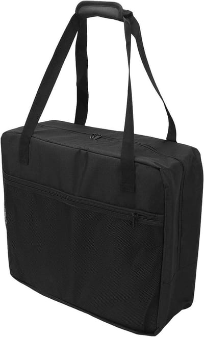 Draagtas Stadionstoel - Opbergtas Stoel - Buitenevenementen Bescherming - Gevoerde Nylon Constructie - 47x18x40cm - Zwart