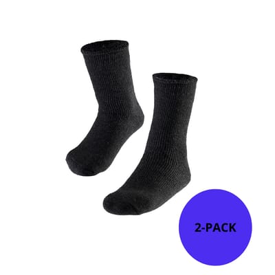 Heatkeeper - Thermo sokken kinderen - 2-Paar - Maat 31/35 - Antraciet - Thermosokken kinderen