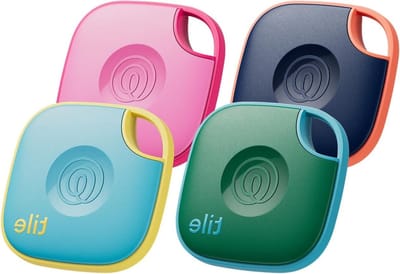 Bluetooth Tracker - Sleutelzoeker Itemfinder - Spullen Terugvinden - SOS Melding Functie - 4 Stuks - Gemengde Kleuren