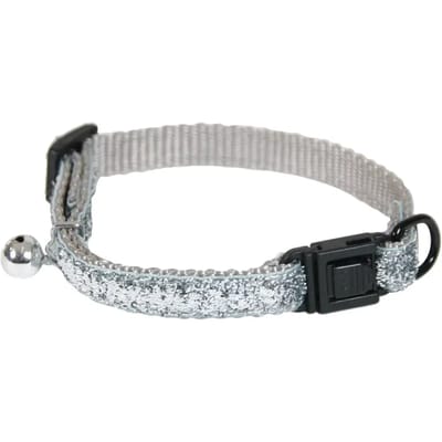 Glinsterende nylon kattenhalsband Martin Sellier